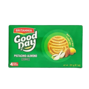 GOOD DAY PISTA ALMOND COOKIES BOX 231G BRITANNIA