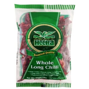 CHILLI WHOLE RED EXT HOT 50G HEERA