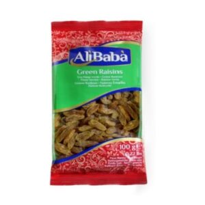 GREEN RAISINS 100G ALI BABA